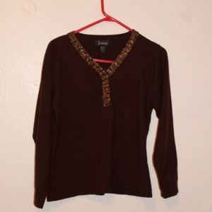 B1G1 Free - Jenny V-Neck Sweater - Size M